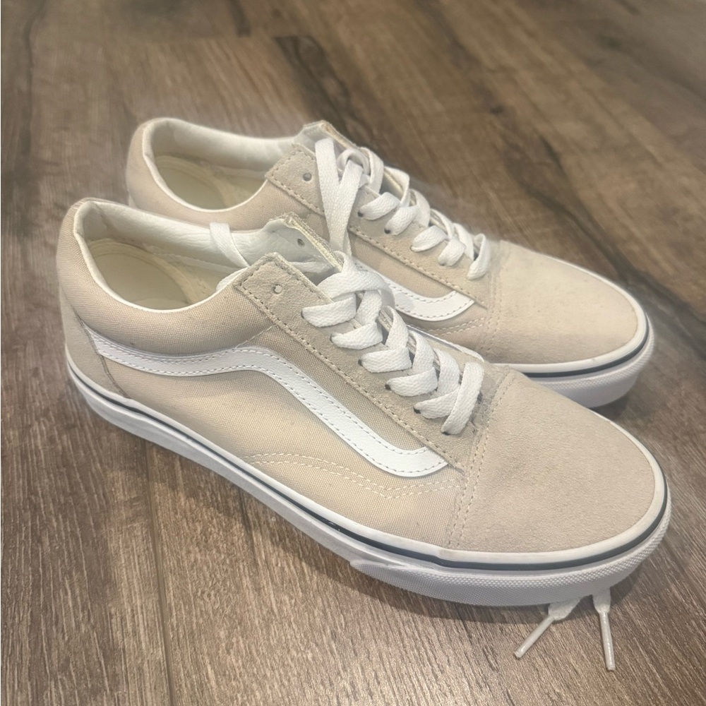Nude and White Vans